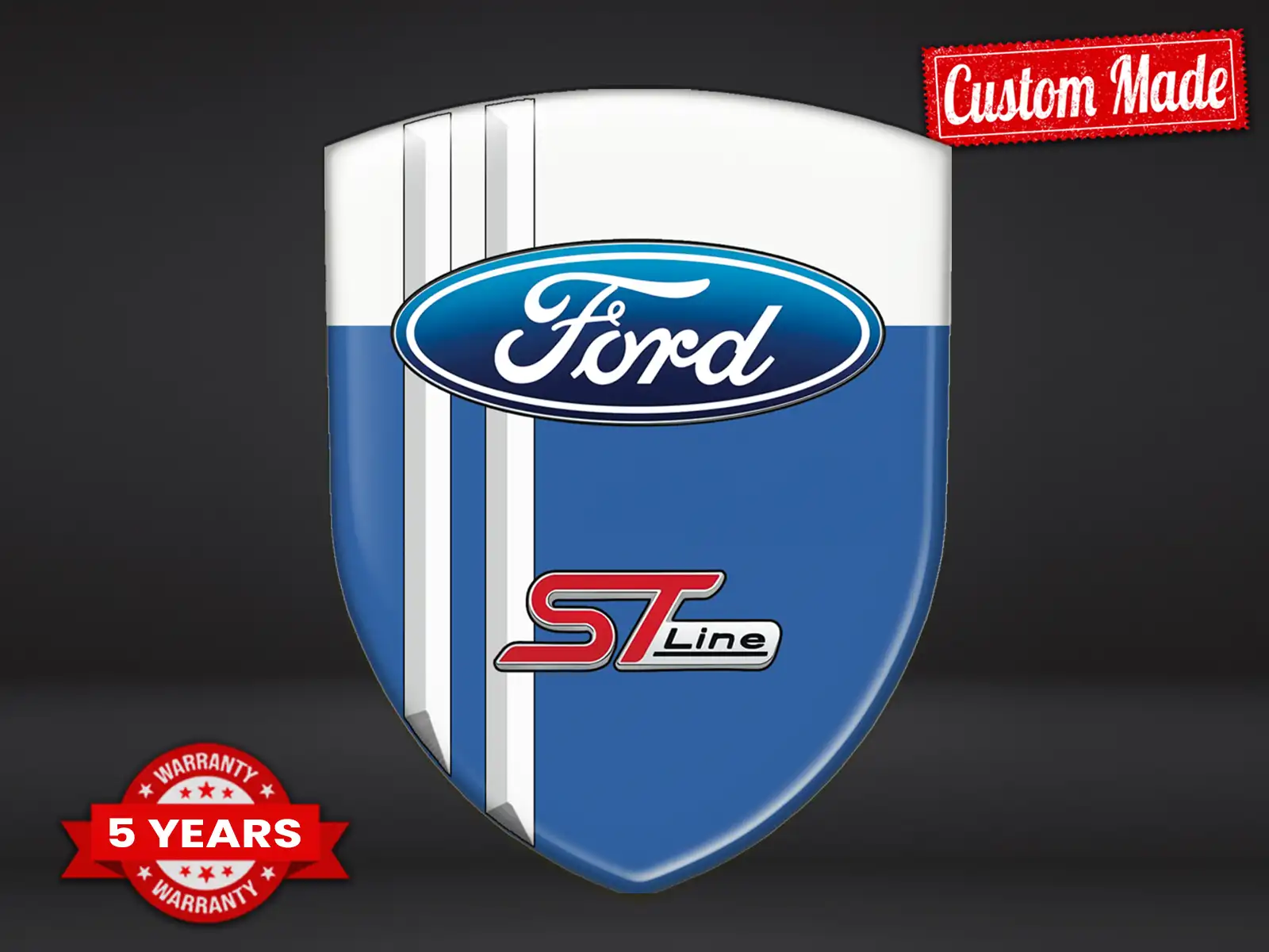 Ford Pegatina Relieve Auto Limitada Estrella Alta Gama